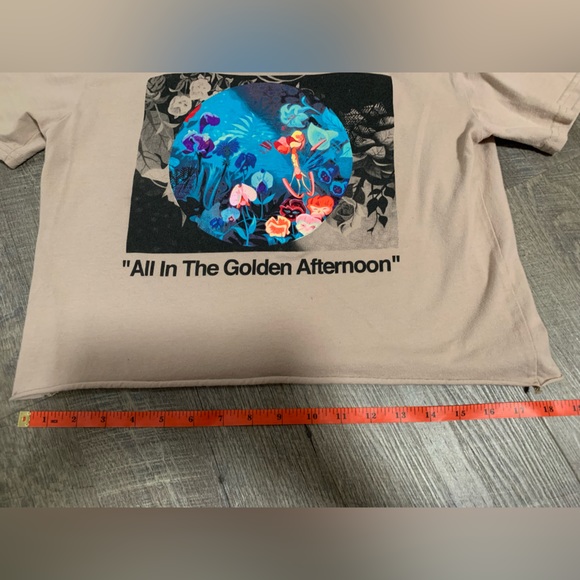 Disney Alice in Wonderland “All In The Golden
Afternoon” Cropped T-Shirt - Picture 5 of 6